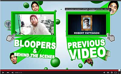 Use annotations at the end of your video to direct viewers to a one-click call to action, to another video, or to your website. 