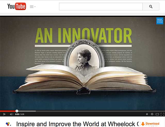 This animated video had a 41% click- through rate to the Wheelock website.